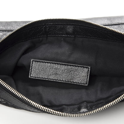 Balenciaga Agneau Arena Classic Hardware Medium Clip Black 6 of 8