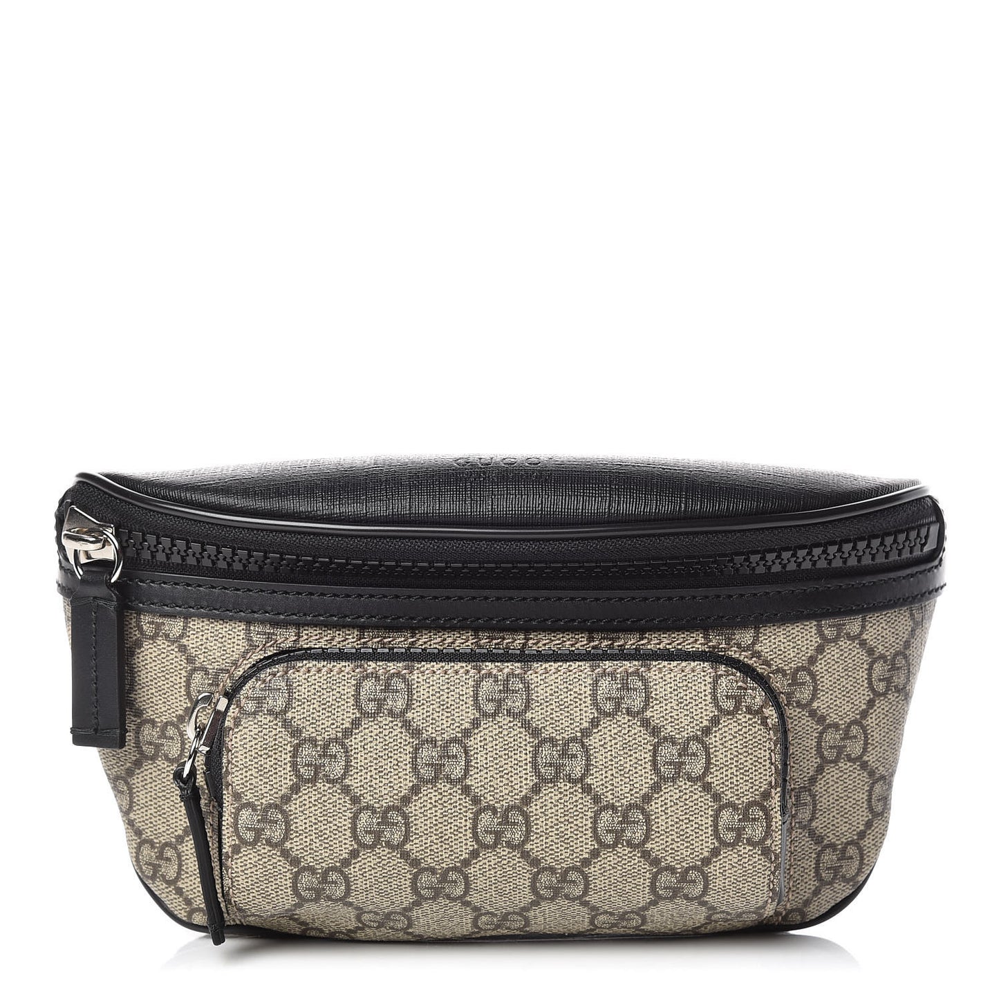GG Supreme Monogram Belt Bag Black