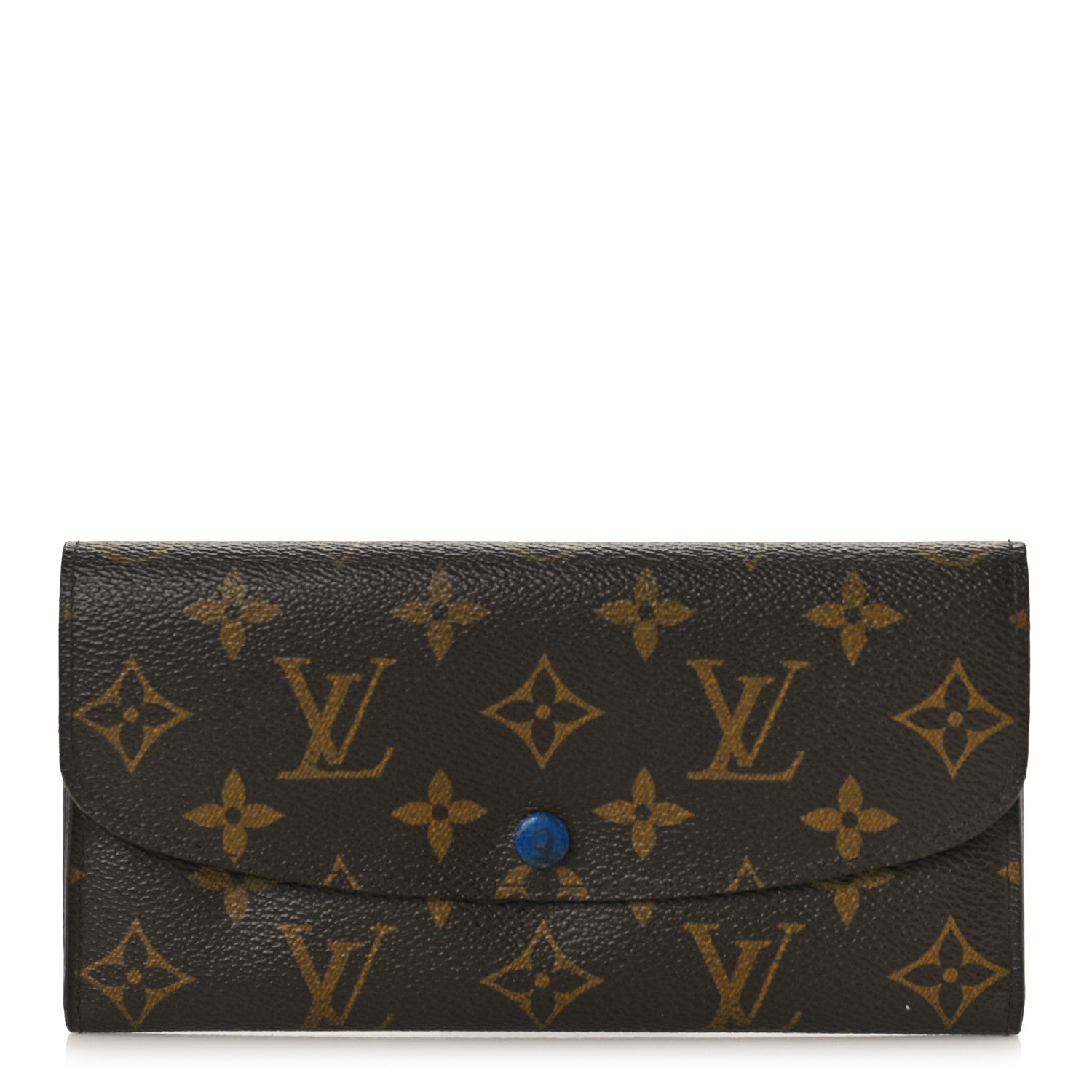 Louis Vuitton Monogram Emilie Wallet Blue 1 of 9
