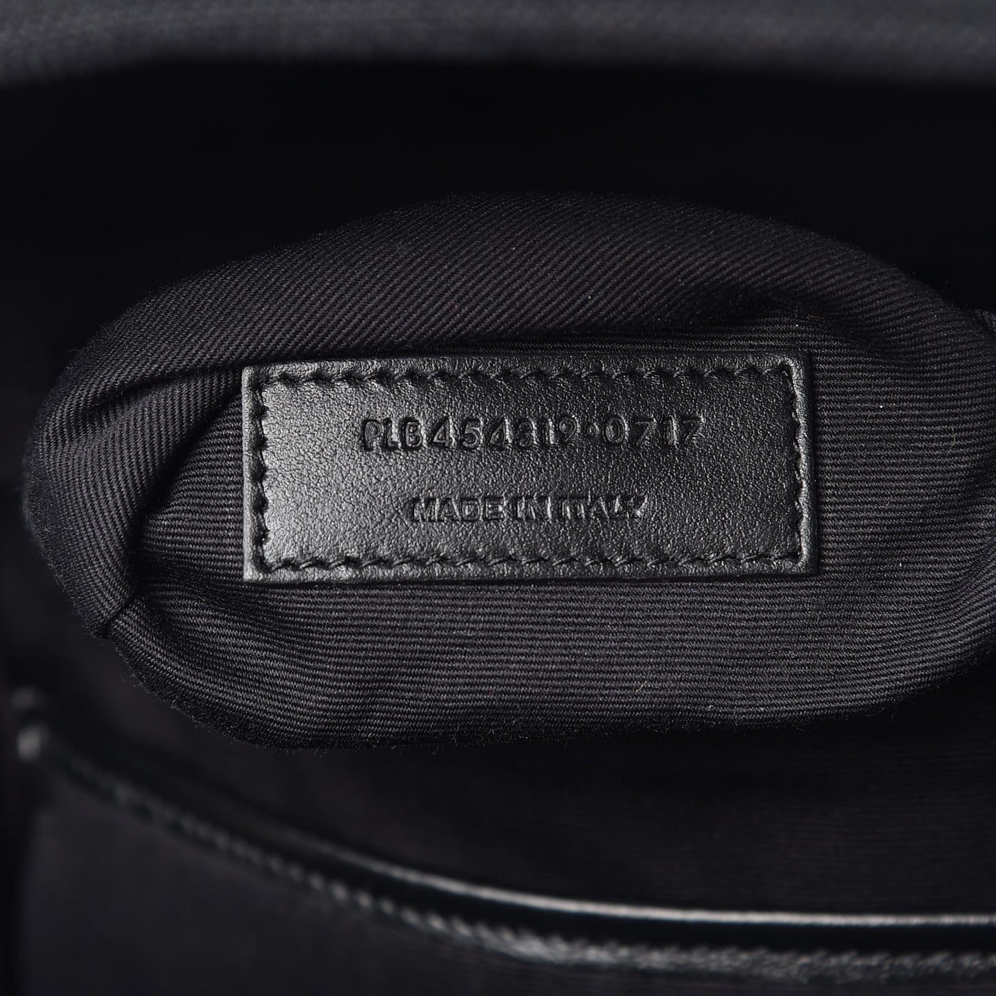 Canvas Signature Embroidered Mini City Backpack Black
