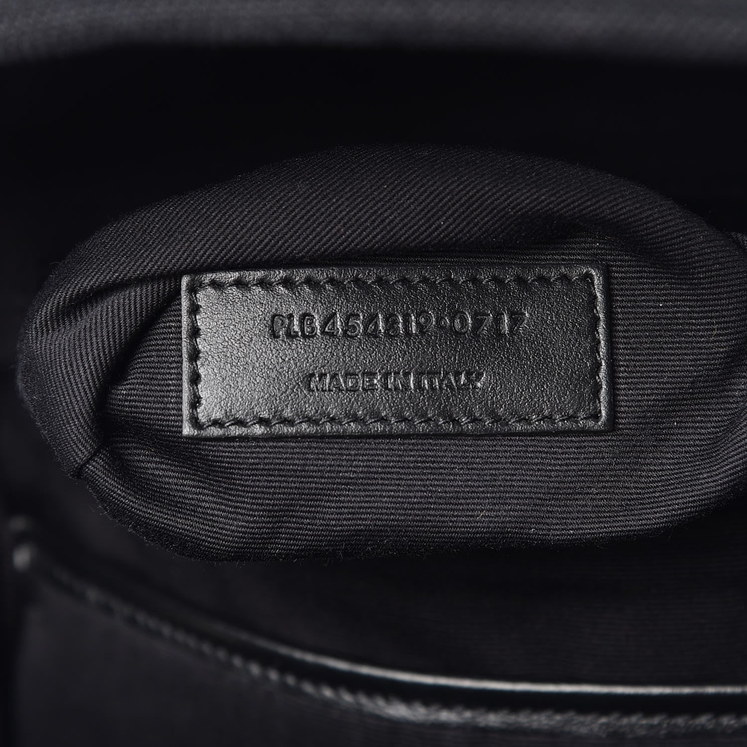 Saint Laurent Canvas Signature Embroidered Mini City Backpack Black 8 of 13