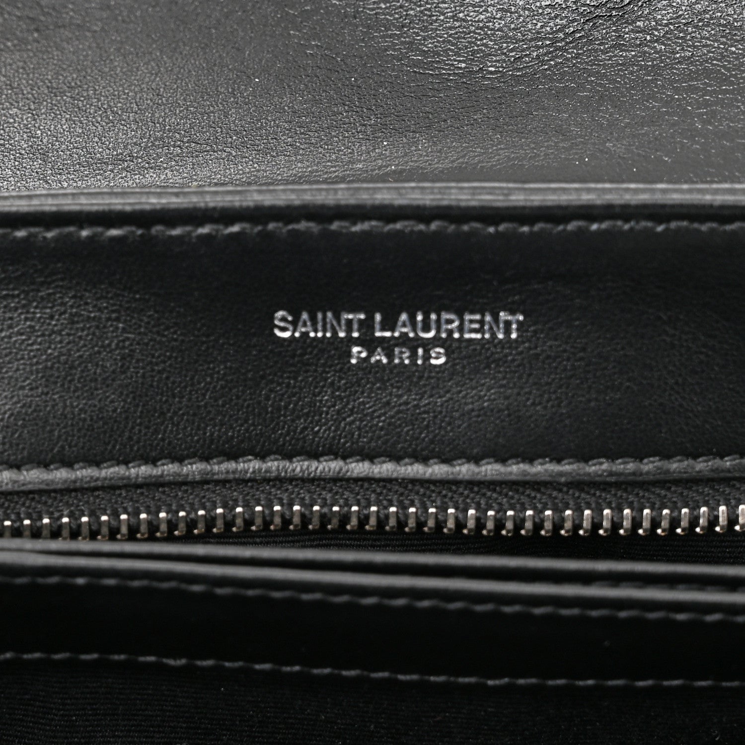 Saint Laurent Calfskin Y Quilted Monogram Toy Loulou Crossbody Bag Black 6 of 12