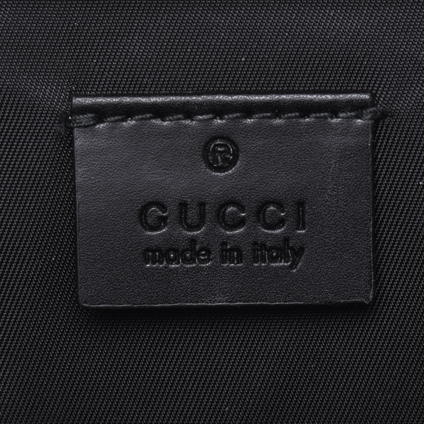 GG Supreme Monogram Web Belt Bag Black