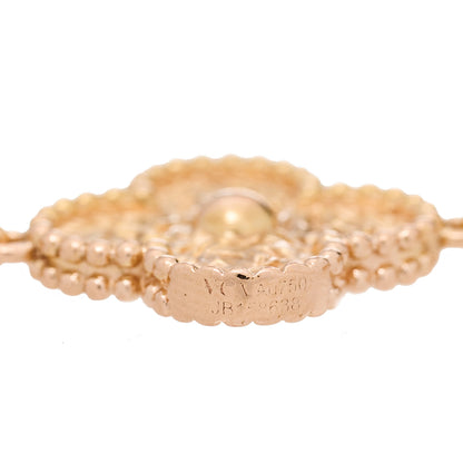 Van Cleef & Arpels 18K Rose Gold 5 Motifs Vintage Alhambra Bracelet 4 of 4