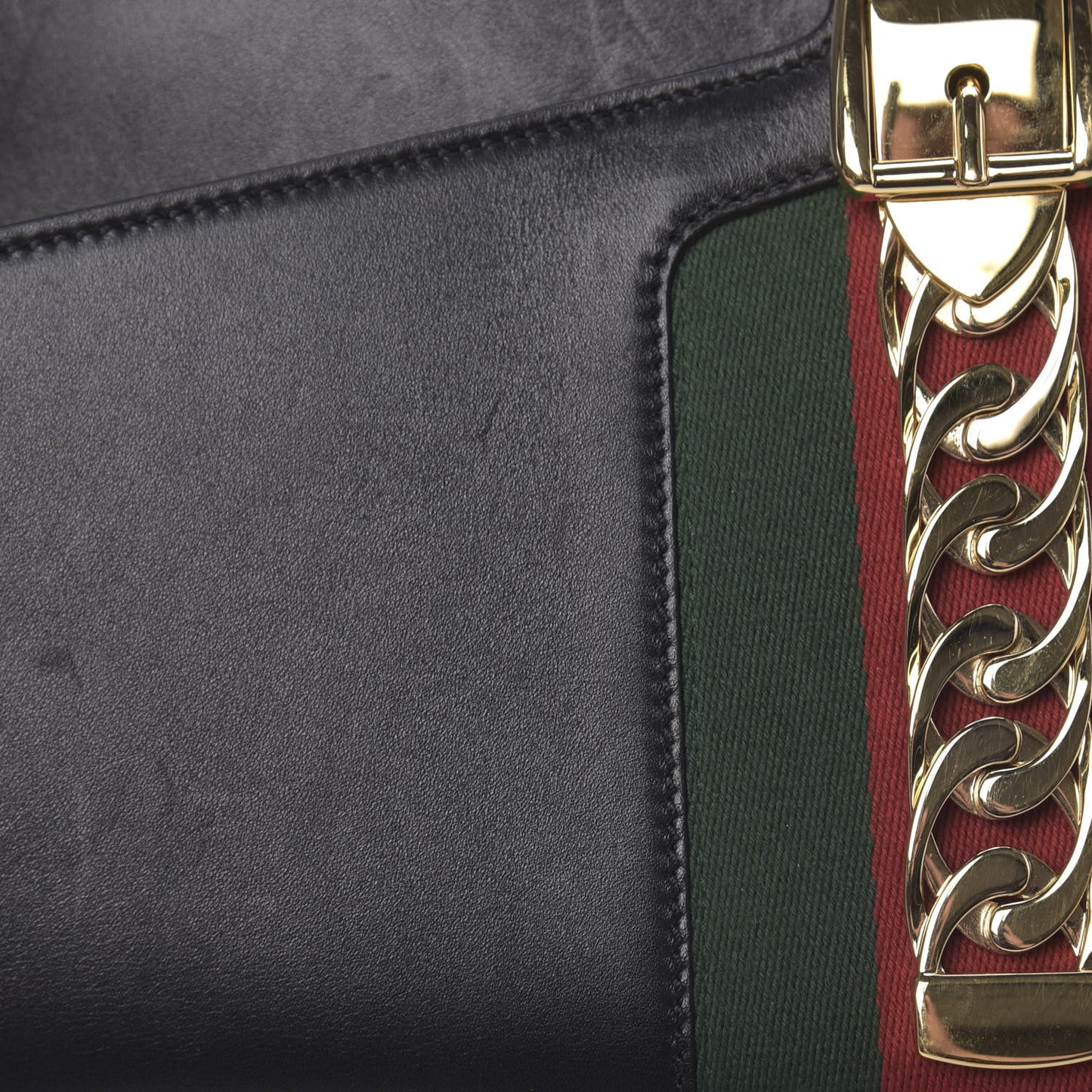 Calfskin Maxi Sylvie Clutch Black
