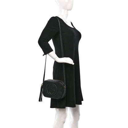 Gucci Pebbled Calfskin Small Soho Disco Bag Black 2 of 9