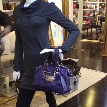 FASHIONPHILE COACHPatentPoppyLuxeyPurple15868 2 of 7