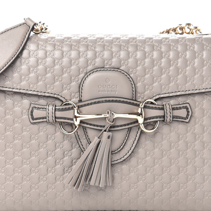 Gucci Soft Microguccissima Medium Emily Chain Shoulder Bag Loess 10 of 11