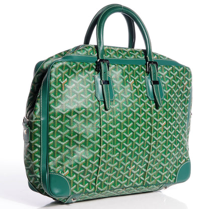 Goyard Goyardine Standard Ambassade Briefcase Green 3 of 8