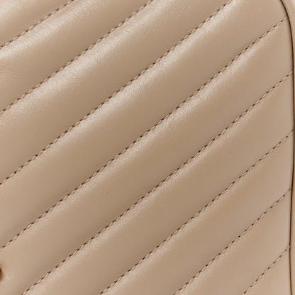 Saint Laurent Calfskin Matelasse Monogram Lou Camera Bag Dark Beige 8 of 11
