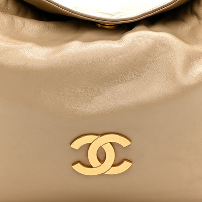 Chanel Lambskin Small Olsen Shoulder Bag Beige 8 of 10