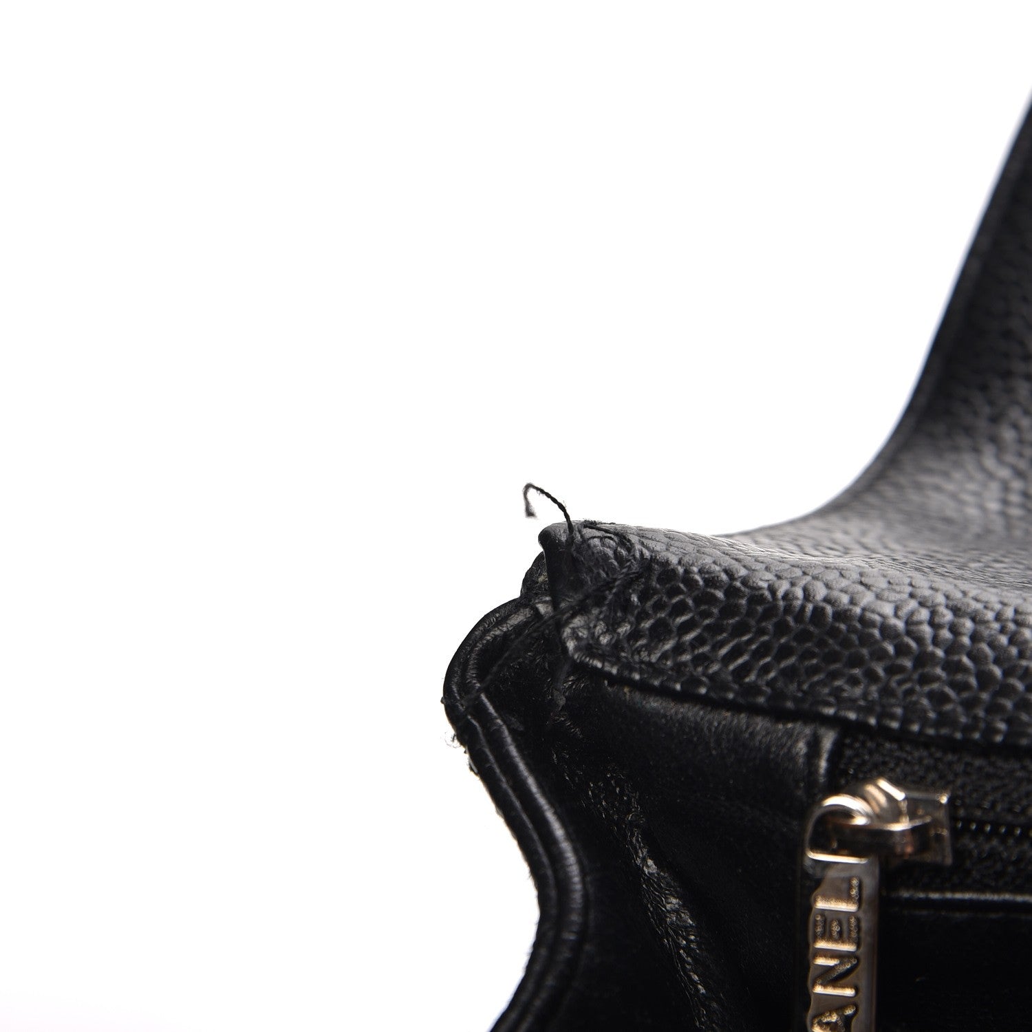 Chanel Caviar Quilted Jumbo Single Flap Black 8 of 11