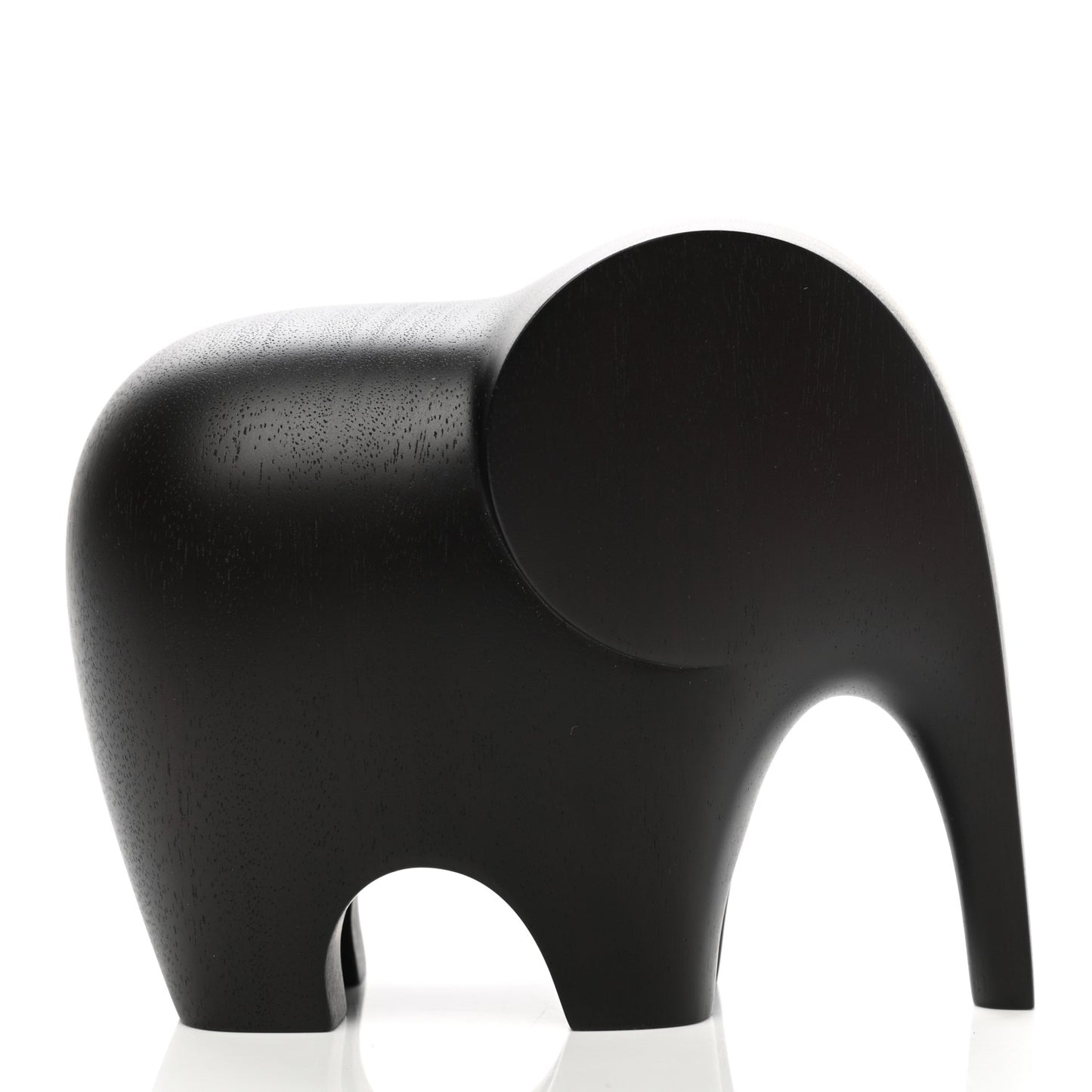 Mahogany Wood Elephant Lao Paperweight Acajou Ebenise