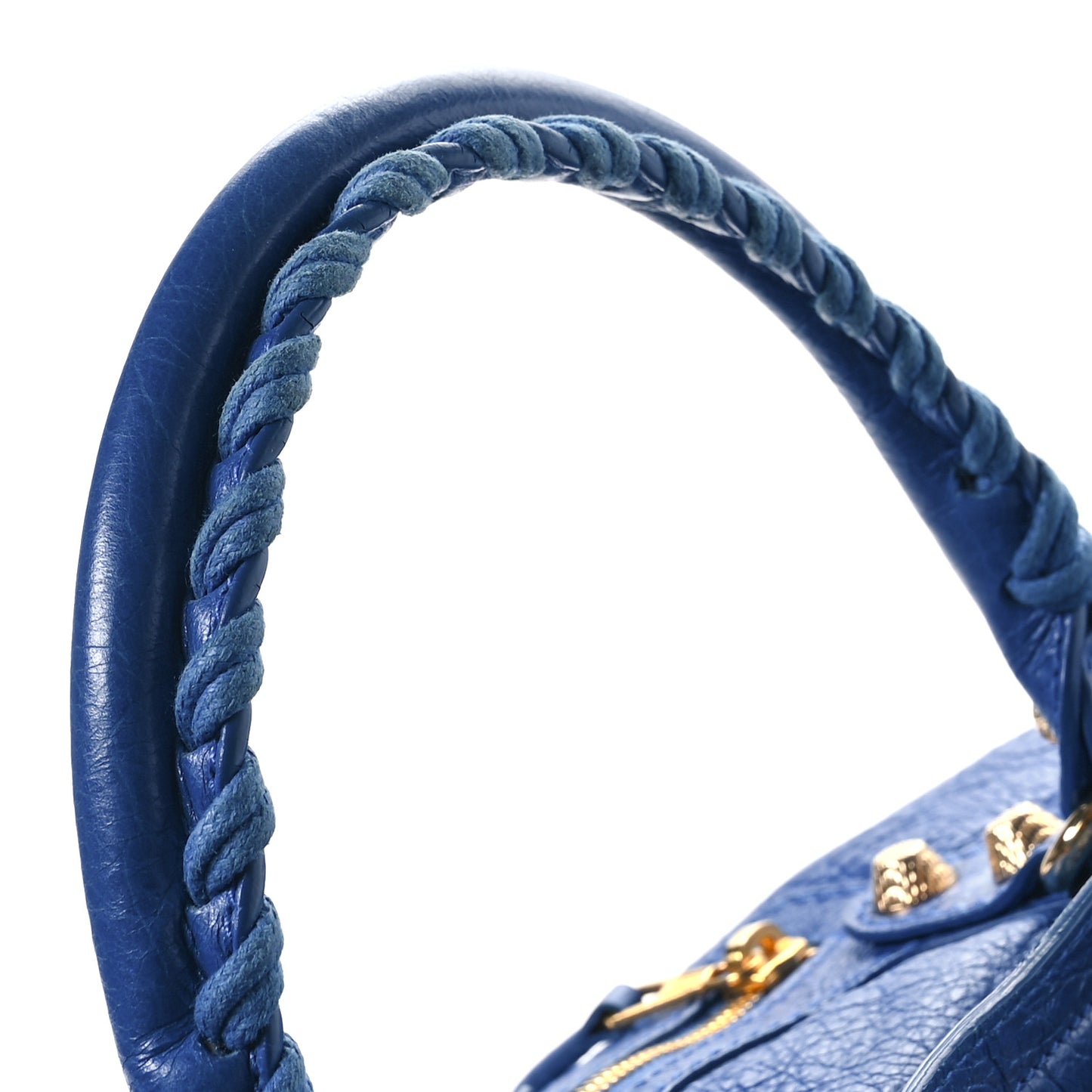 Agneau Giant 12 Gold Hardware City Bleu Lazuli