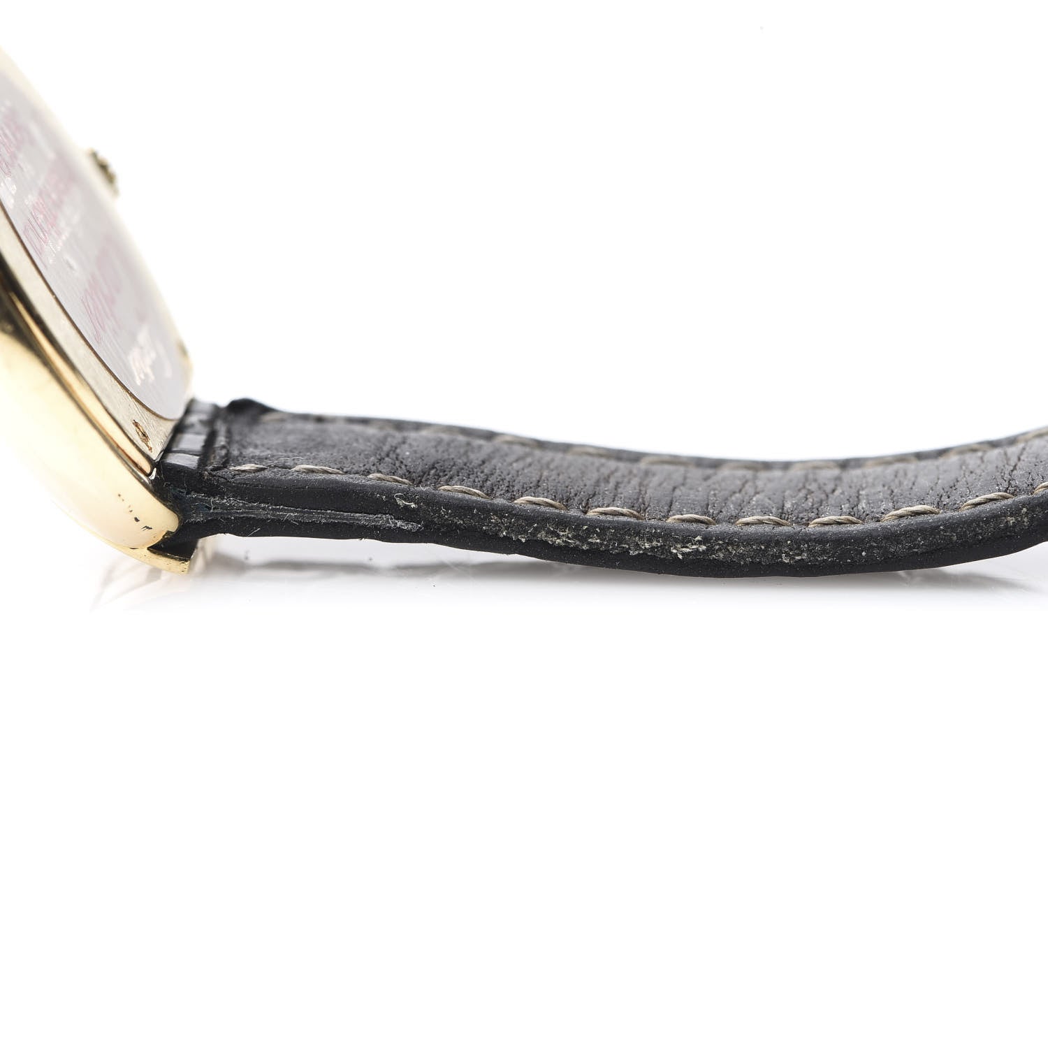 Cartier 18K Yellow Gold Crocodile 26mm Ellipse Quartz Watch 9 of 11