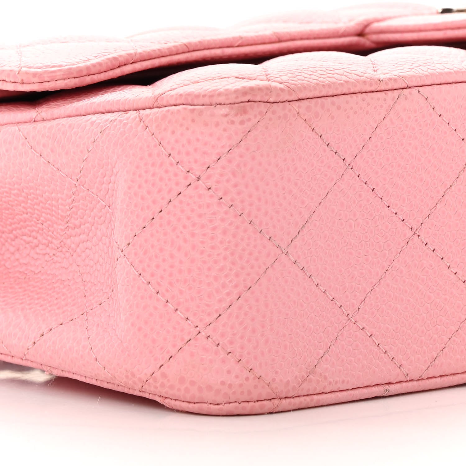 Chanel Caviar Quilted Medium Double Flap Light Pink 9 of 15