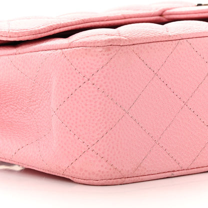 Chanel Caviar Quilted Medium Double Flap Light Pink 9 of 15