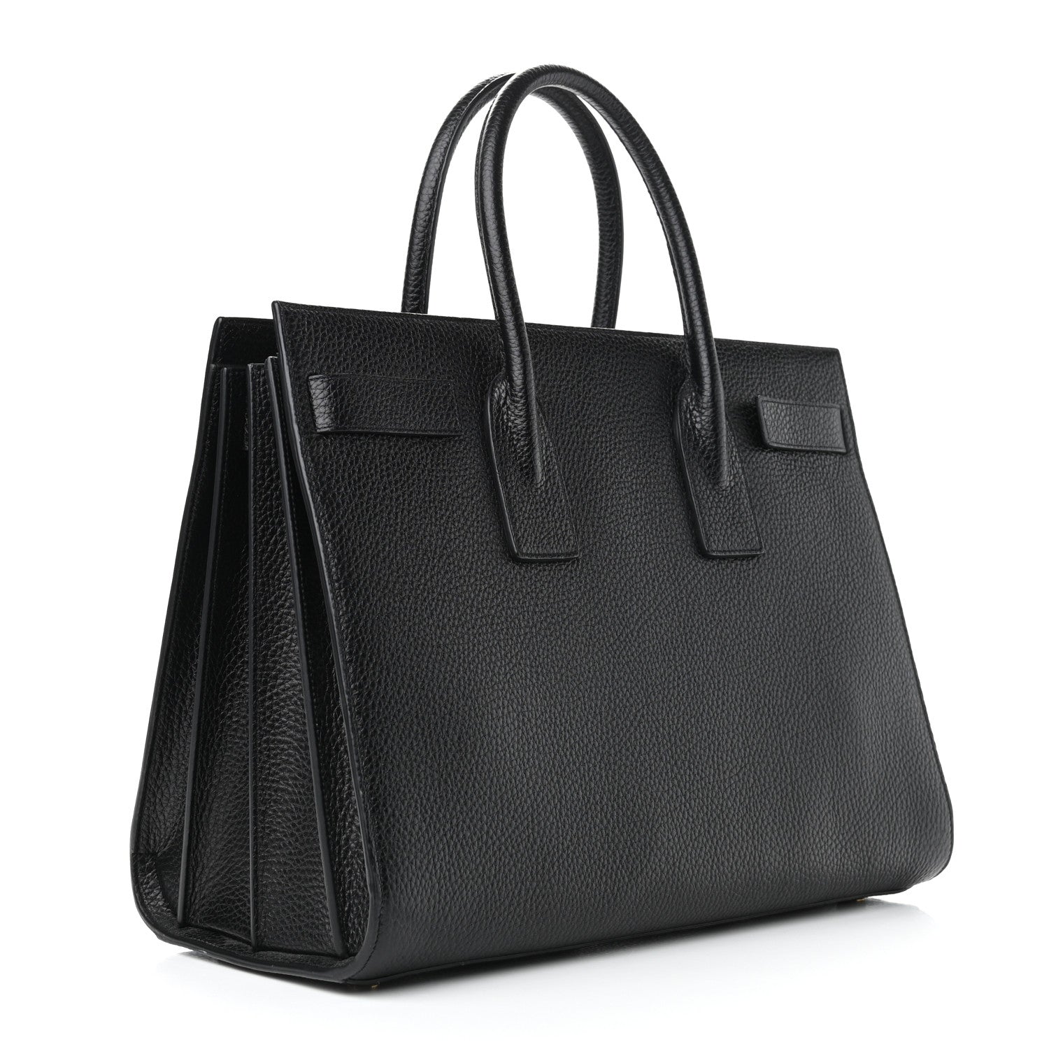 Saint Laurent Grained Calfskin Large Sac De Jour Carryall Black 2 of 7