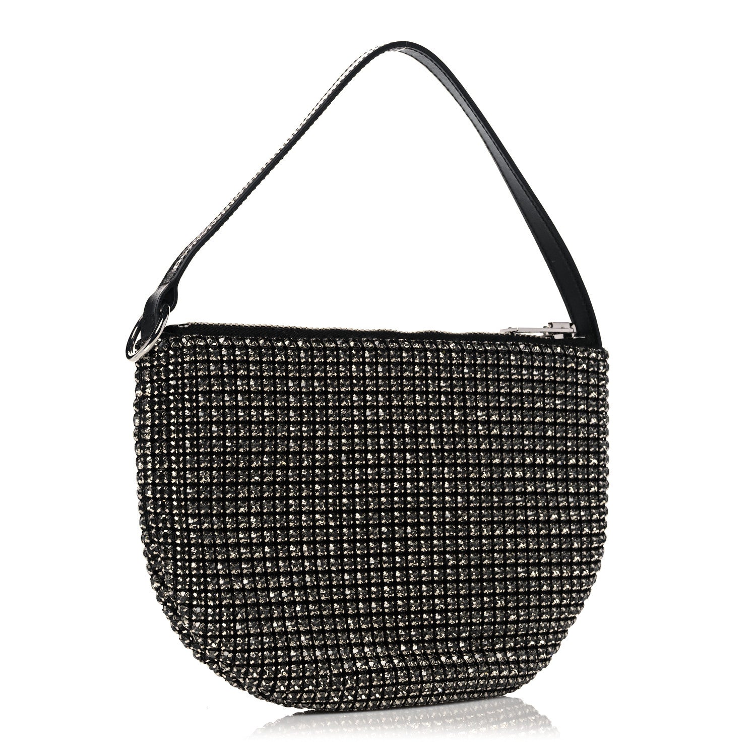Alexander Wang Mesh Crystal Wanglock Fortune Cookie Bag Black 3 of 11