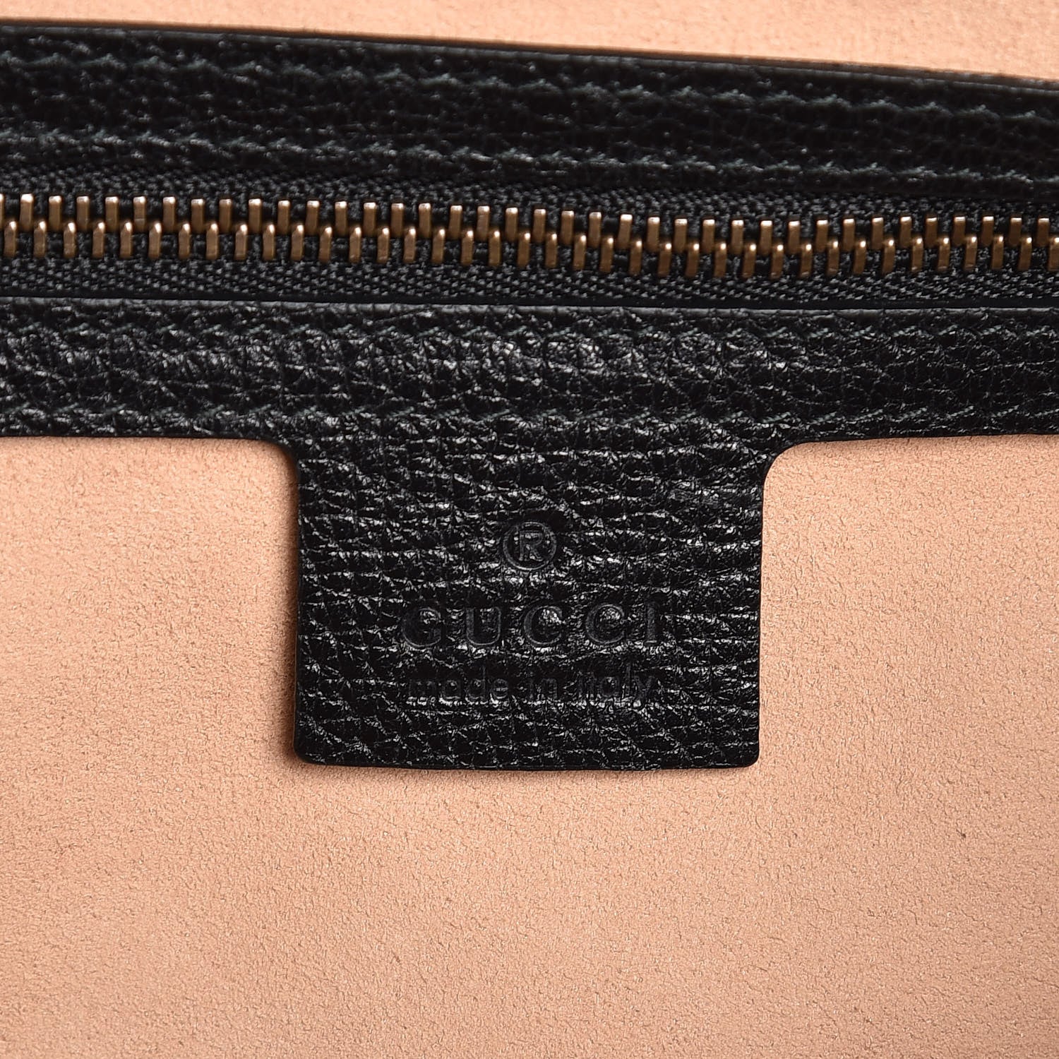 Gucci Grained Calfskin Web Crystal Butterfly Stripe Medium Totem Top Handle Bag Black 7 of 10