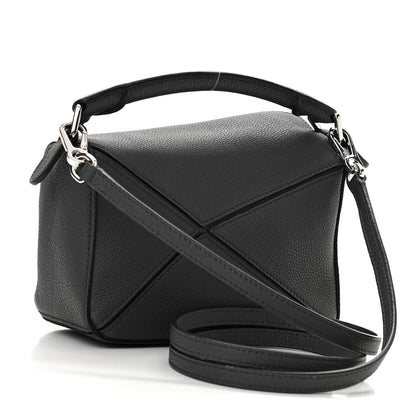 Loewe Calfskin Mini Puzzle Bag Anthracite 2 of 10