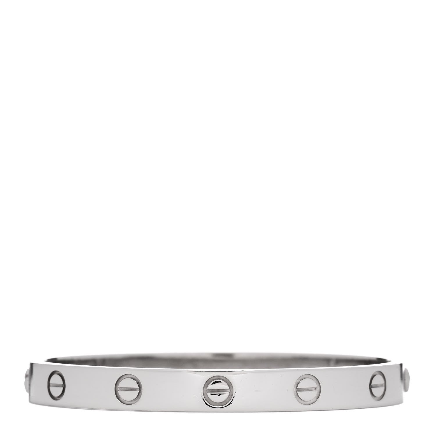 Cartier 18K White Gold LOVE Bracelet 16 1 of 6