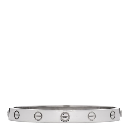 Cartier 18K White Gold LOVE Bracelet 16 1 of 6