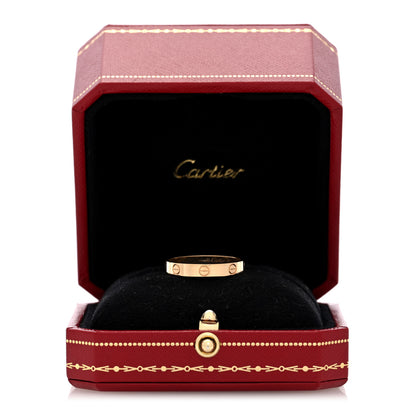 Cartier 18K Yellow Gold 3.5mm LOVE Wedding Band Ring 61 9.5 4 of 4