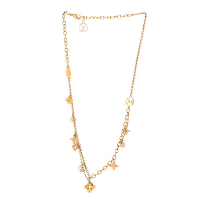 Louis Vuitton Metal Blooming Supple Necklace Gold 3 of 6