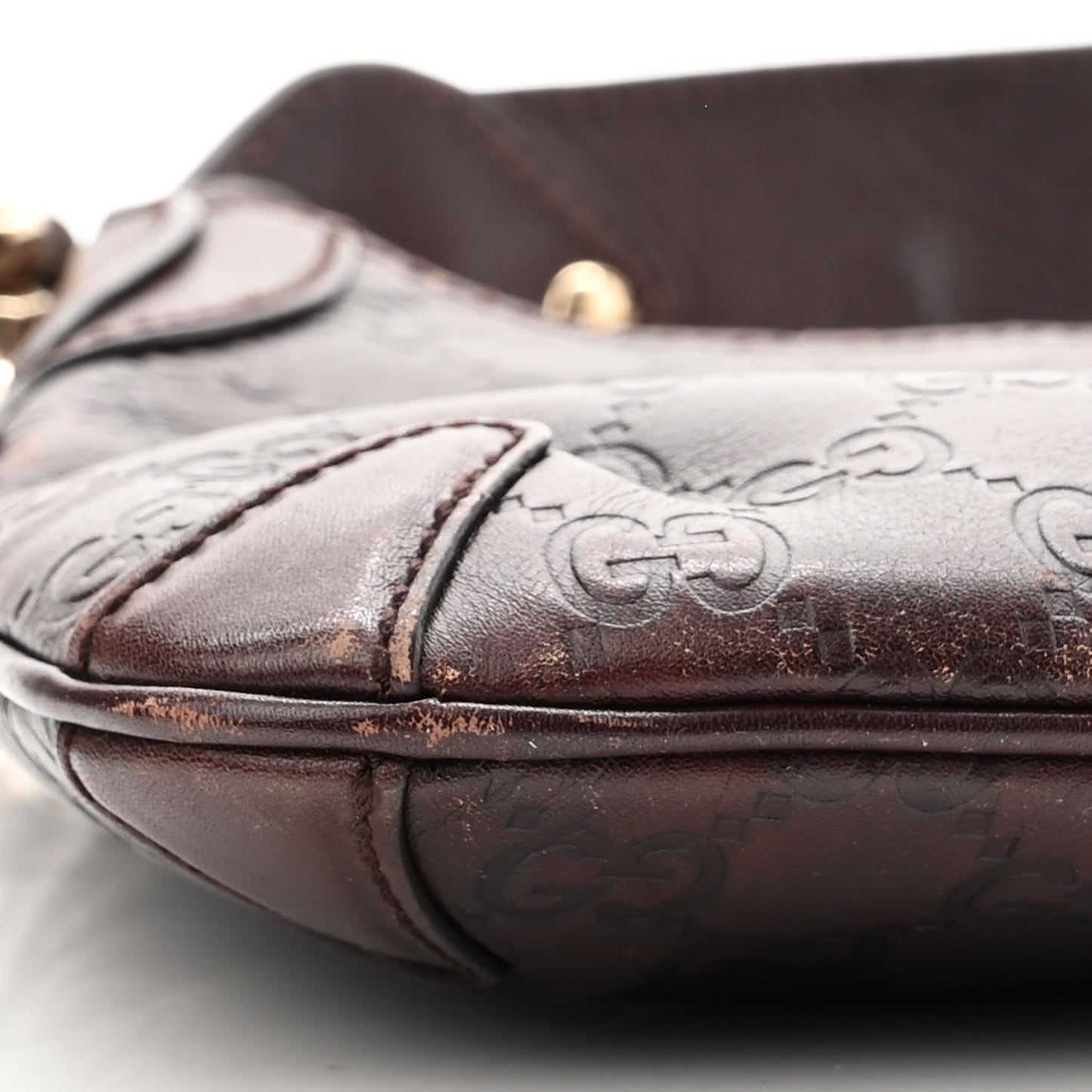 Guccissima Creole Hobo Chocolate