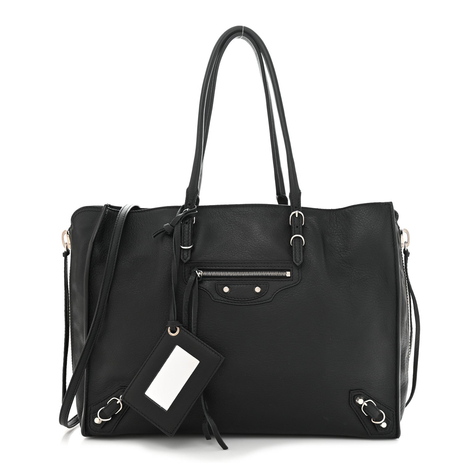 Balenciaga Veau Papier B4 Zip Around Tote Black 1 of 12