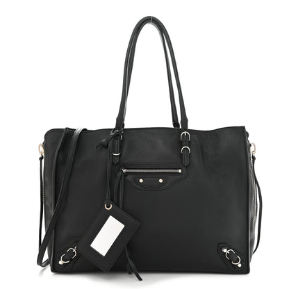 Balenciaga Veau Papier B4 Zip Around Tote Black 1 of 12