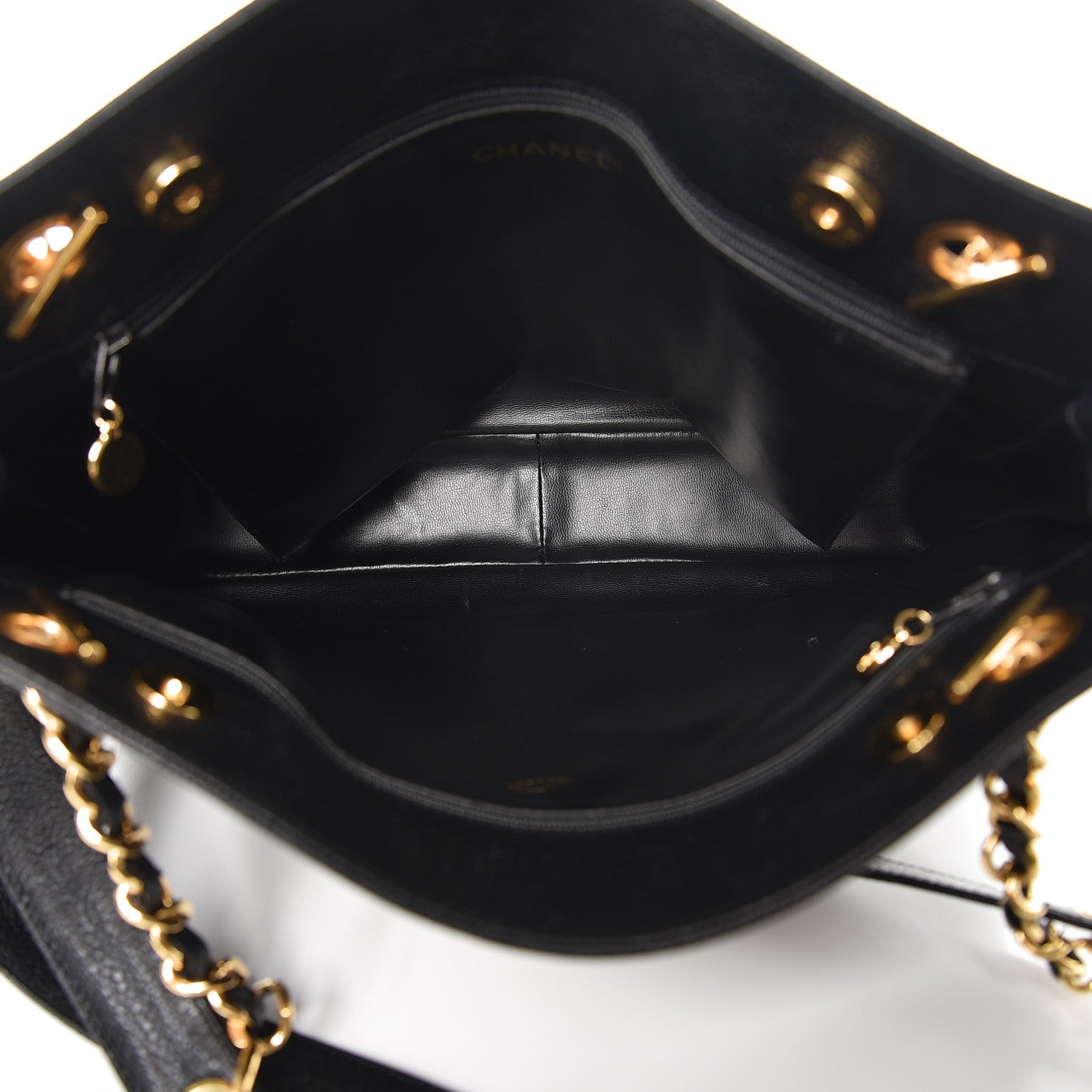 Chanel Caviar CC Shoulder Bag Black 5 of 16