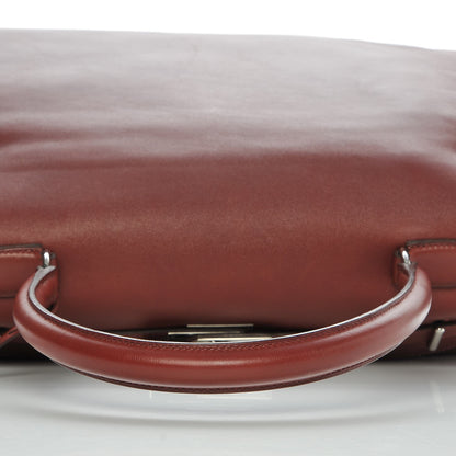 Hermes Veau Sikkim Kelly Relax 50 Rouge H 22 of 31