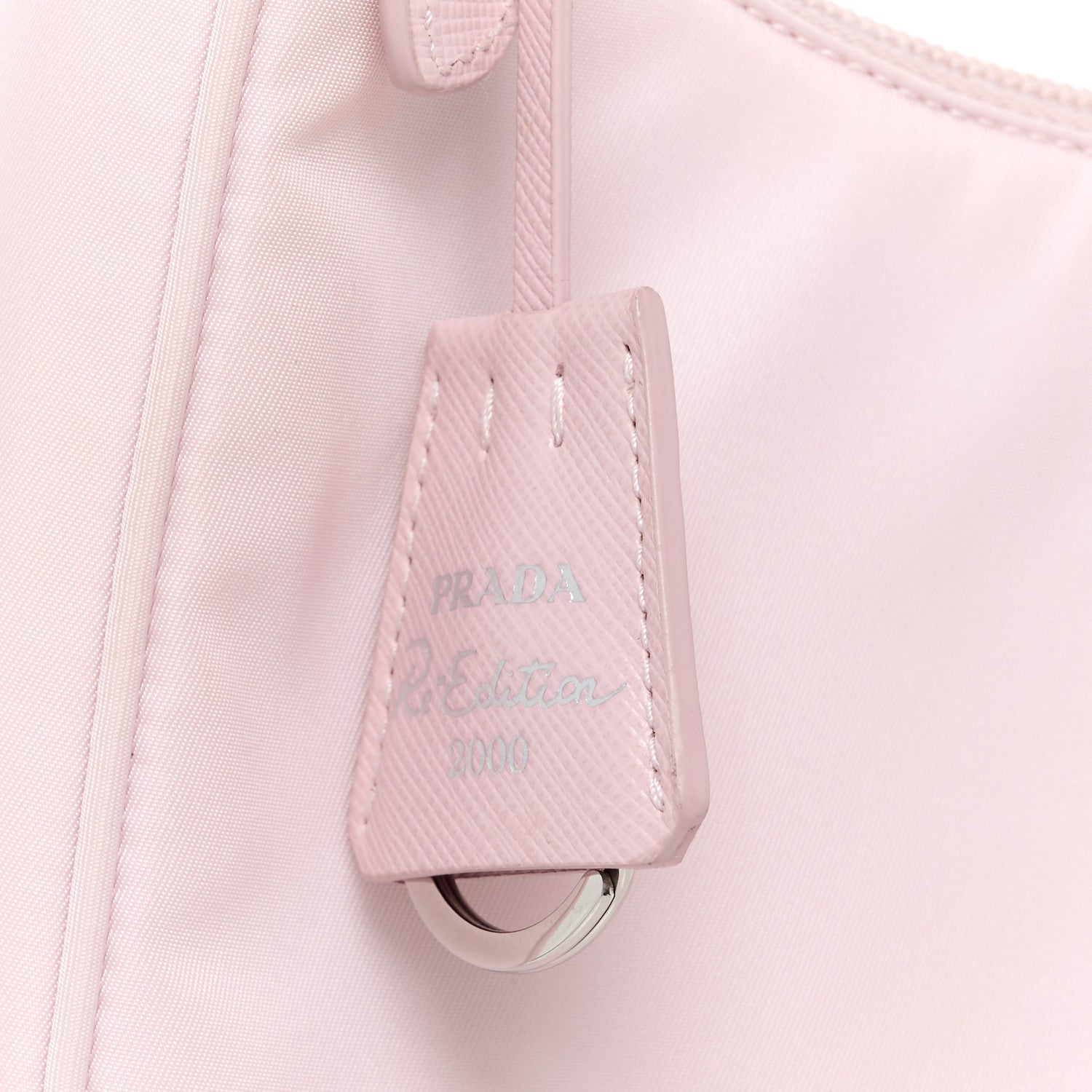 Prada Tessuto Nylon Saffiano Re-Edition 2000 Bag Alabastro 9 of 12