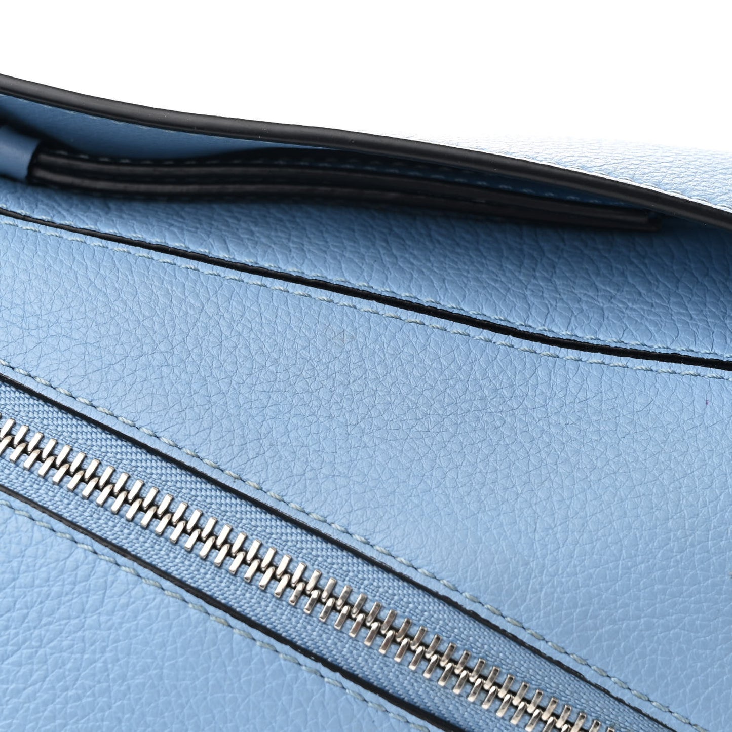 Calfskin Small Puzzle Bumbag Dusty Blue