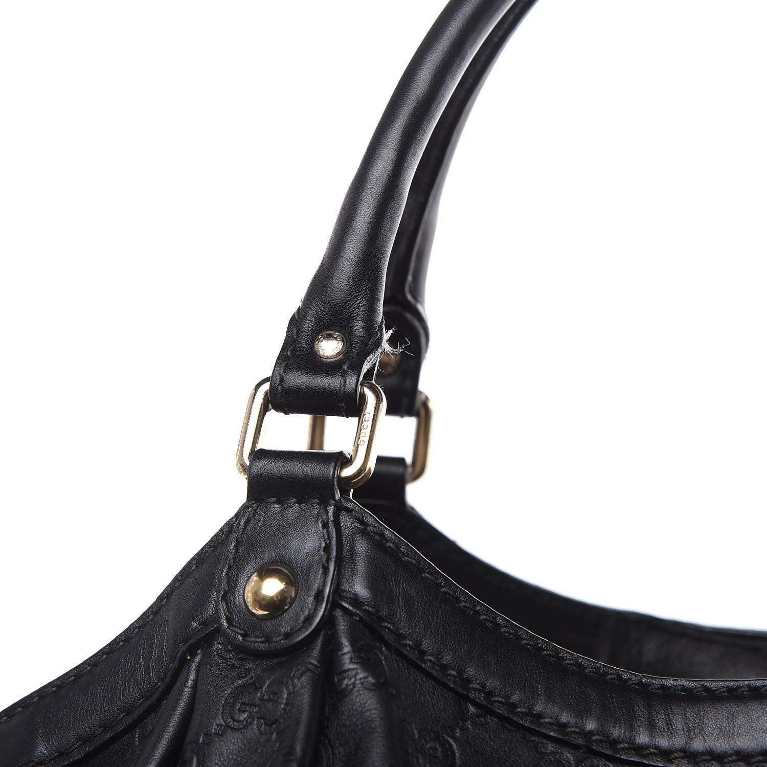 Gucci Guccissima Large Sukey Tote Black 16 of 20