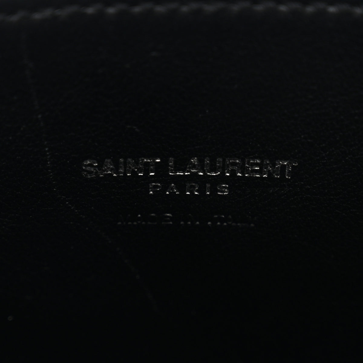 Grained Calfskin Python Embossed Nano Sac De Jour Black