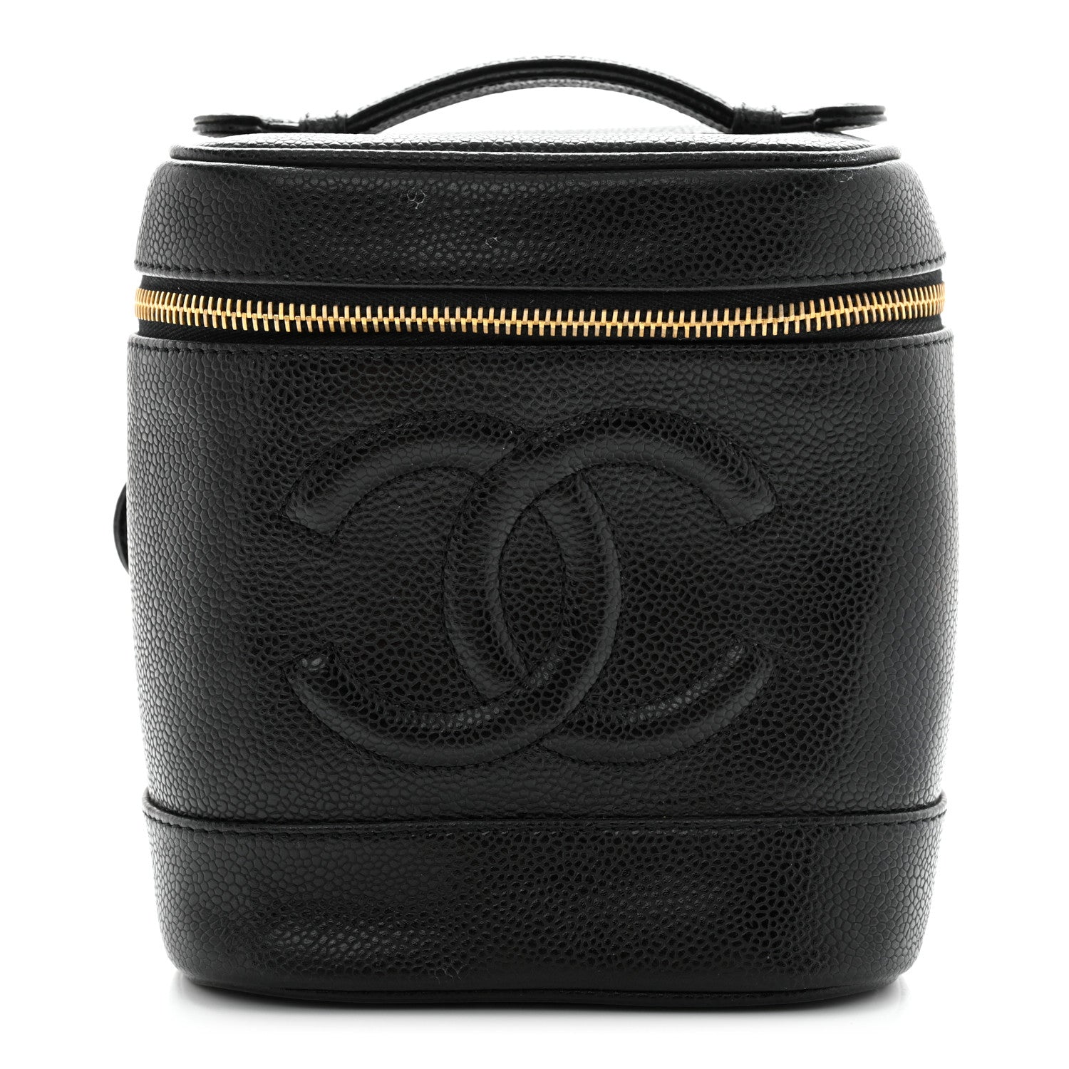 Chanel Caviar Vanity Cosmetic Case Black 1 of 8