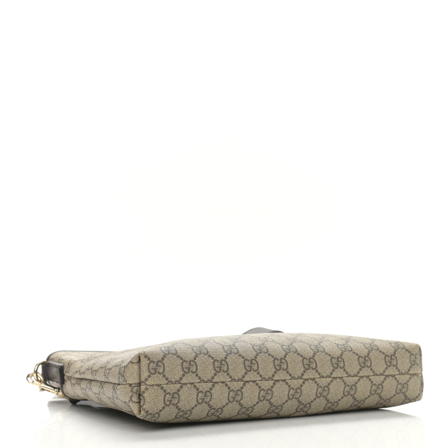 Gucci GG Plus Monogram Medium Flat Messenger Bag Dark Brown 3 of 9