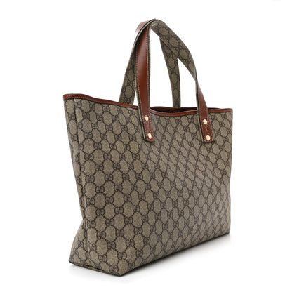Gucci GG Plus Monogram Medium Signature Web Loop Tote Light Brown 3 of 10