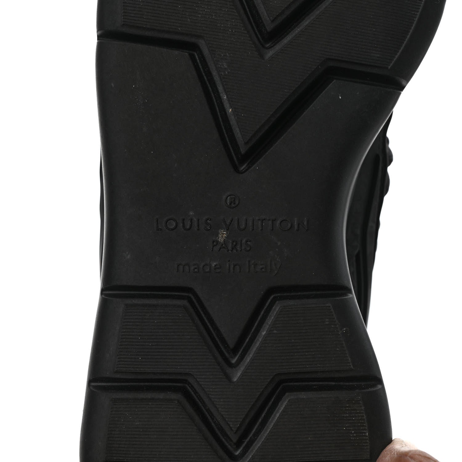 Louis Vuitton Neoprene Mesh Rubber Monogram Camo Fastlane Low Sneakers 5 Black 7 of 8