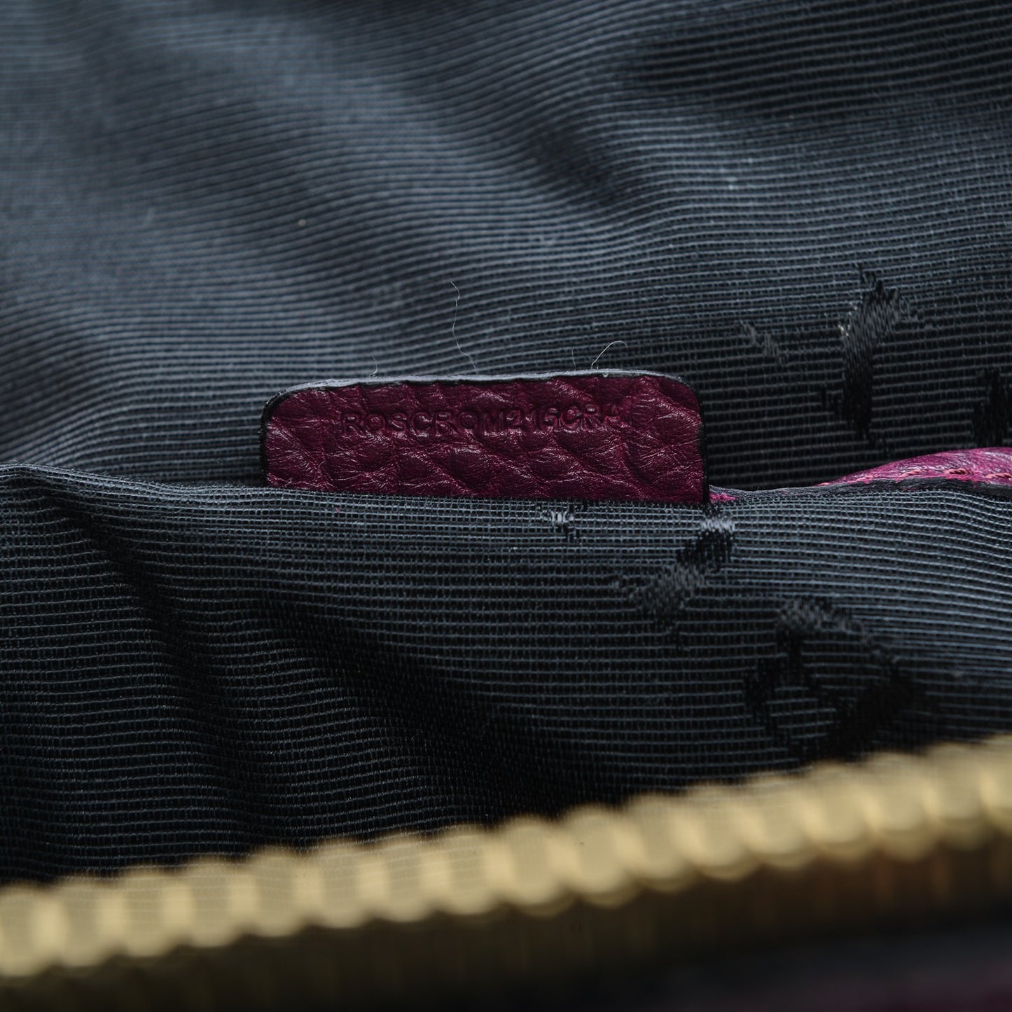 Heritage Grain Small Orchard Bowling Bag Damson Magenta