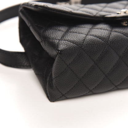 Chanel Grained Calfskin Quilted 2.55 Reissue Flap Belt Bag Clutch Black 9 of 10