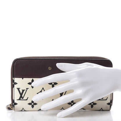 Louis Vuitton Calfskin Monogram Gamma Zippy Wallet White Chocolate 2 of 10