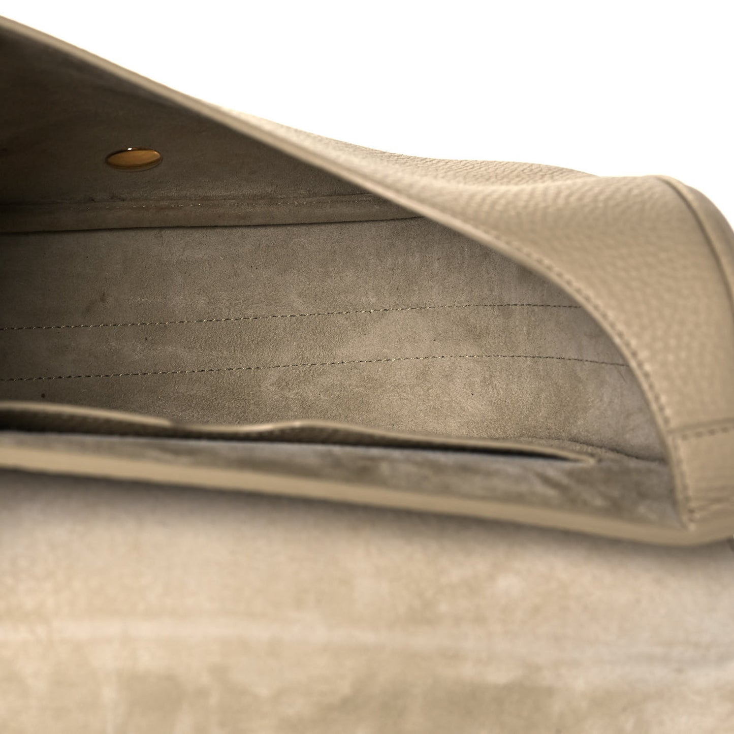 Grained Calfskin Large Bobby Flap Beige