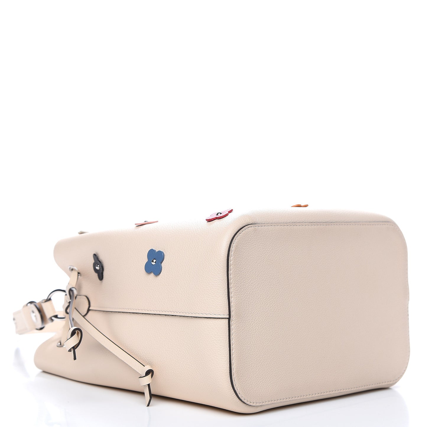 Calfskin Flowers Lockme Bucket Creme