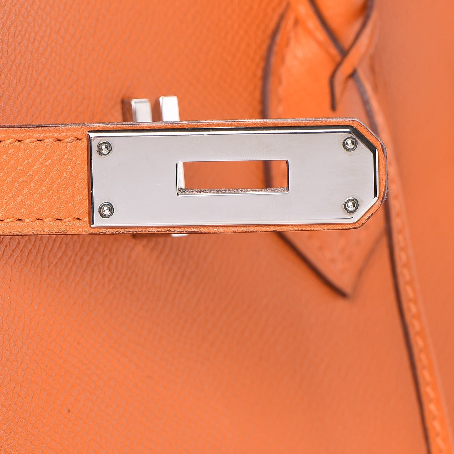 Epsom Birkin 35 Orange