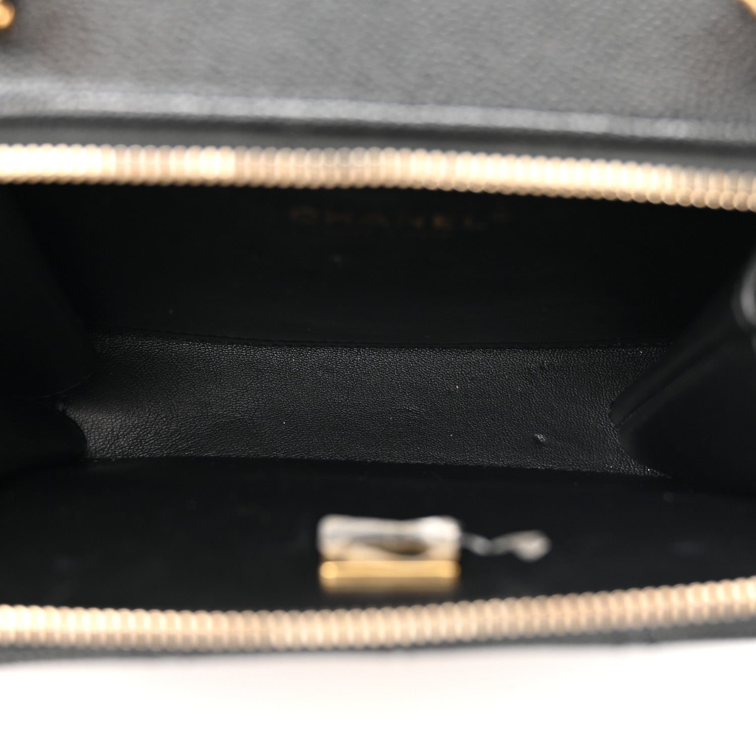Chanel Caviar Quilted Small Pick Me Up Vanity Case Black 5 of 13