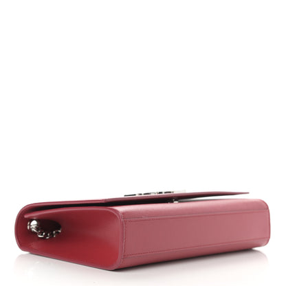 Saint Laurent Grain De Poudre Medium Monogram Kate Satchel Red 4 of 11